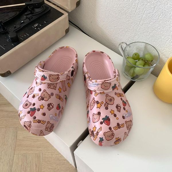 slippers sp&city women's kawaii cartoon animal printing summer hole shoes for women massage beach sweet girl, Black
slippers sp&city women's kawaii cartoon animal printing summer hole shoes for women massage beach sweet girl, Black