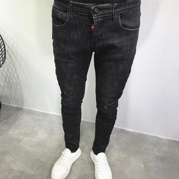 autumn winter 2021 denim jeans men's korean slim black retro feet pants brand all-match long teenager harem, Blue
autumn winter 2021 denim jeans men's korean slim black retro feet pants brand all-match long teenager harem, Blue