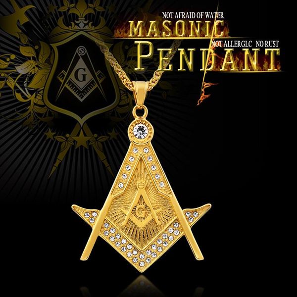pendant necklaces beier 316l stainless steel mens masonic rays hip hop pendants cuban chain gold ason punk jewelry p002, Silver
pendant necklaces beier 316l stainless steel mens masonic rays hip hop pendants cuban chain gold ason punk jewelry p002, Silver