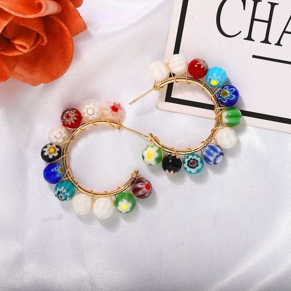 baub same beautiful bohemian style beaded new fashion printed semicircle earrings, Silver
baub same beautiful bohemian style beaded new fashion printed semicircle earrings, Silver