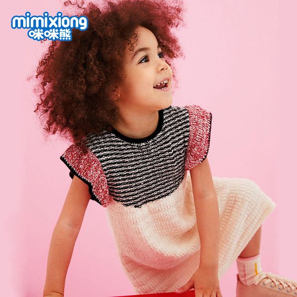 factory wholesale baby fresh simple lace sleeve dress, Red;yellow 
factory wholesale baby fresh simple lace sleeve dress, Red;yellow