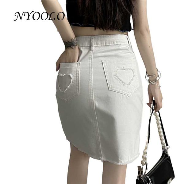 skirts nyoolo harajuku vintage streetwear love heart pockets high waist white a-line mini denim skirt women summer package hip jeans, Black
skirts nyoolo harajuku vintage streetwear love heart pockets high waist white a-line mini denim skirt women summer package hip jeans, Black