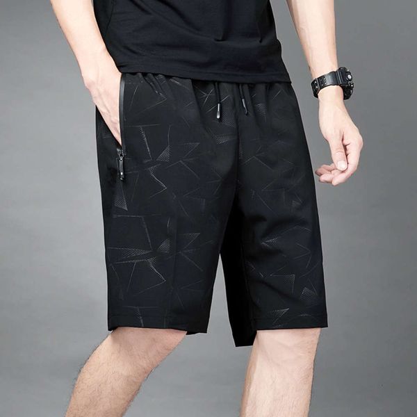summer shorts men's thin large sports beach pants loose stretch capris ice running, White;black
summer shorts men's thin large sports beach pants loose stretch capris ice running, White;black