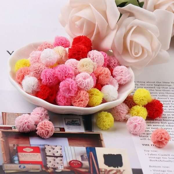 size 15mm 25mm lace gauze pom pom elastic flowers balls diy handmade plush pompom mesh pendant for hair clip decor accessories
size 15mm 25mm lace gauze pom pom elastic flowers balls diy handmade plush pompom mesh pendant for hair clip decor accessories