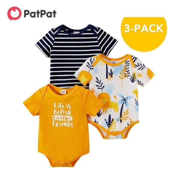 arrival summer 3-piece baby boy lion letter striped bodysuits set rompers 's clothing short sleeve 210528, Blue
arrival summer 3-piece baby boy lion letter striped bodysuits set rompers 's clothing short sleeve 210528, Blue