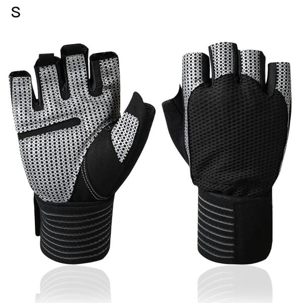 cycling gloves full wrist protection fitness half finger sports breathable short tear-resistant, Black
cycling gloves full wrist protection fitness half finger sports breathable short tear-resistant, Black