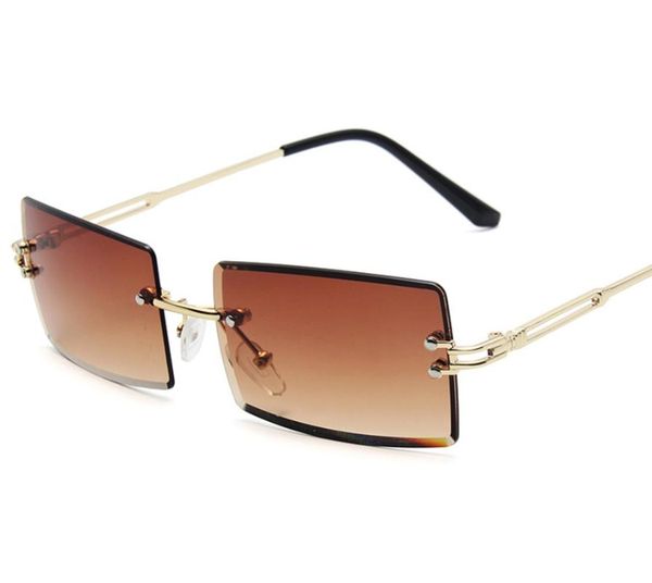 fashion sunglasses frames trendy rimless cut women's square men's street show glasses, Black
fashion sunglasses frames trendy rimless cut women's square men's street show glasses, Black
