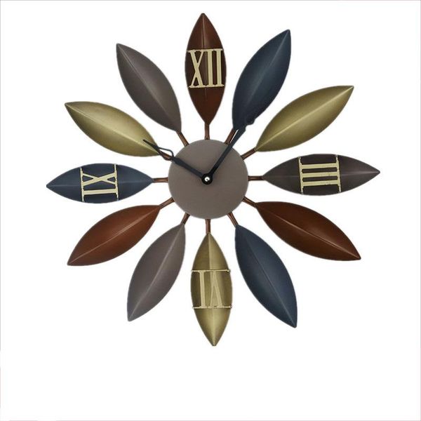 wall clocks simple retro wrought iron leaf decoration fashion european home creative living room clock two sizes styles
wall clocks simple retro wrought iron leaf decoration fashion european home creative living room clock two sizes styles