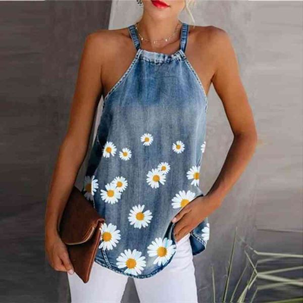 summer women daisy print elegant halter sleeveless linen blouses shirt women plus size streetwear, White
summer women daisy print elegant halter sleeveless linen blouses shirt women plus size streetwear, White