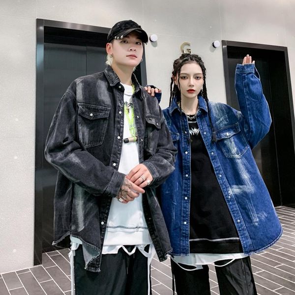 men's jackets high street gradient washed jeans men and women harajuku jean jacket oversize retro solid windbreaker hip hop denim coat, Black;brown
men's jackets high street gradient washed jeans men and women harajuku jean jacket oversize retro solid windbreaker hip hop denim coat, Black;brown