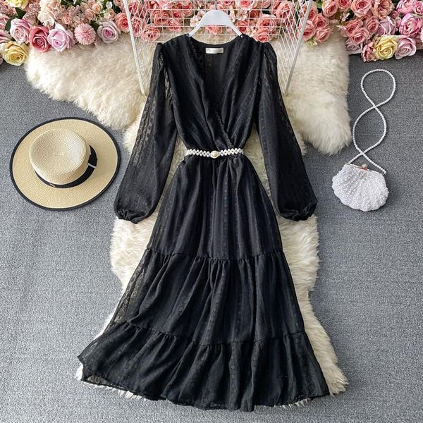 casual dresses bohemian dress women 2021 spring chiffon ladies clothing cut out off long sleeve v-neck black elegant female, Black;gray
casual dresses bohemian dress women 2021 spring chiffon ladies clothing cut out off long sleeve v-neck black elegant female, Black;gray