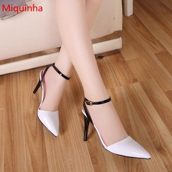 dress shoes miquinha pointed toe women high thin heel lady pumps shallow buckle zapatos mujer wedding party office, Black
dress shoes miquinha pointed toe women high thin heel lady pumps shallow buckle zapatos mujer wedding party office, Black