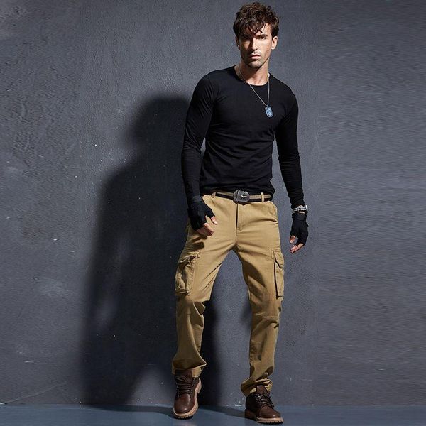 men's pants fine quality multiple pockets cargo harem joggers men 2021 hip hop casual fashion classic cotton trousers male, Black
men's pants fine quality multiple pockets cargo harem joggers men 2021 hip hop casual fashion classic cotton trousers male, Black