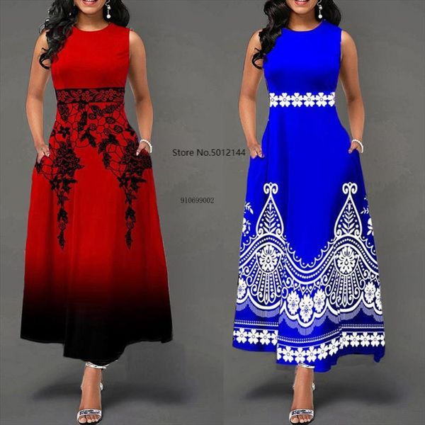 spring summer vintage sleeveless women dresses long party casual slim floral print ball gown maxi vestidos, Black;gray
spring summer vintage sleeveless women dresses long party casual slim floral print ball gown maxi vestidos, Black;gray