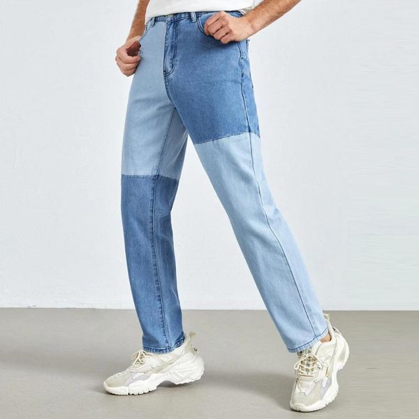 men's jeans 2021 loose trousers simple stitching design high-quality washed blue straight-leg pants trend autumn
men's jeans 2021 loose trousers simple stitching design high-quality washed blue straight-leg pants trend autumn