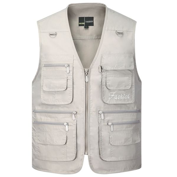 summer quick dry thin vest male with many pockets casual classic multi pocket military green pographer baggy work waistcoat 210923, Black;white
summer quick dry thin vest male with many pockets casual classic multi pocket military green pographer baggy work waistcoat 210923, Black;white