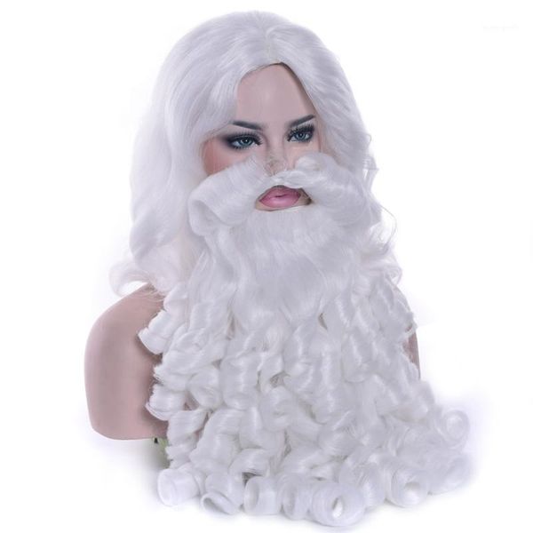 santa claus wig beard long white fancy dress costume accessory for christmas party e2s1
santa claus wig beard long white fancy dress costume accessory for christmas party e2s1