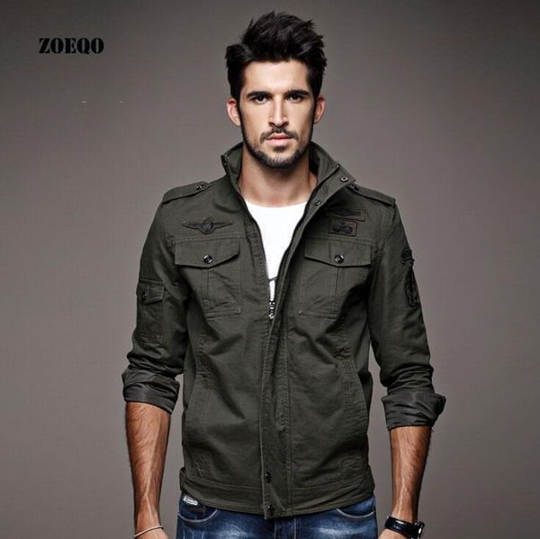 men's jackets zoeqo arrive brand jacking mens bomber jacket men coats military outwear stand collar m-6xl, Black;brown
men's jackets zoeqo arrive brand jacking mens bomber jacket men coats military outwear stand collar m-6xl, Black;brown