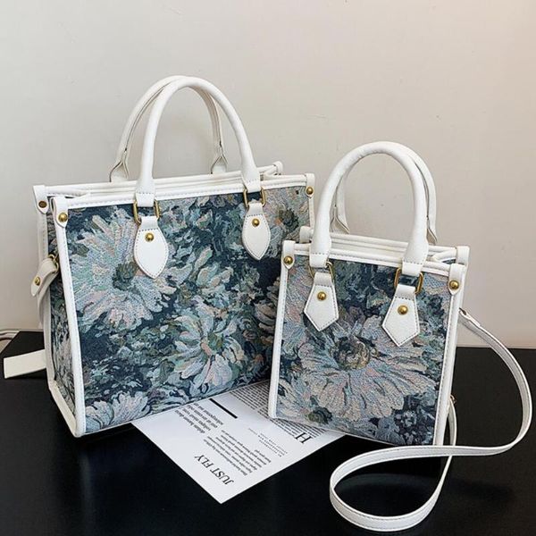 evening bags contrast color large tote bag 2021 fashion high-quality canvas women's designer handbag shoulder messenger
evening bags contrast color large tote bag 2021 fashion high-quality canvas women's designer handbag shoulder messenger