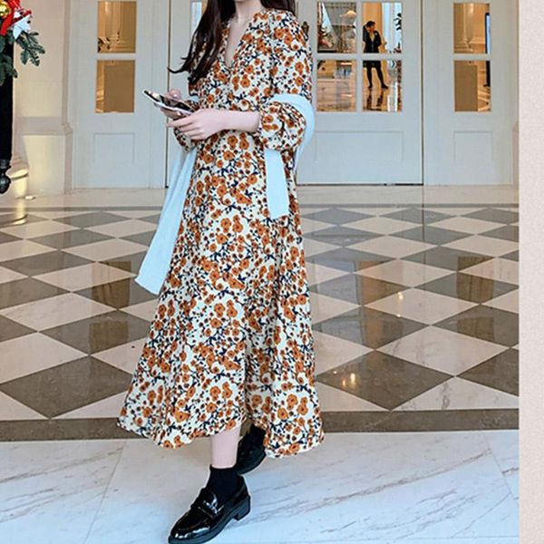 casual dresses 2021autumn plus size women's printed thin v-neck dress fat mm nine-point sleeve chiffon high waist long women, Black;gray
casual dresses 2021autumn plus size women's printed thin v-neck dress fat mm nine-point sleeve chiffon high waist long women, Black;gray