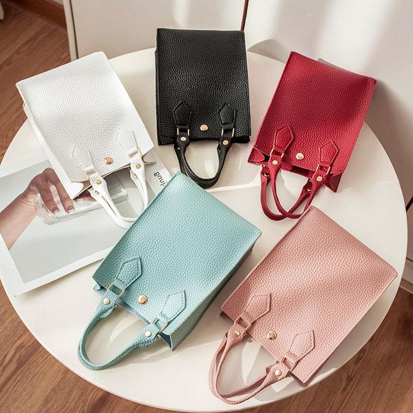 trade bag litchi mobile phone portable messenger small bucket leisure new female foreign pattern 2021 kluic