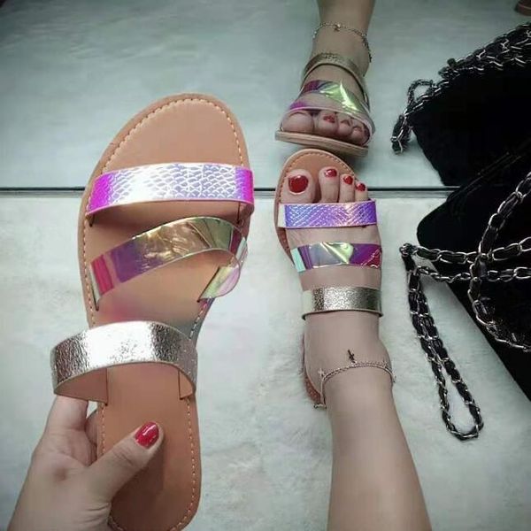 slippers spring /summer sequins 2021 women fashion wild beach flip flop bright three-layer flat bottom outdoor student sandals, Black
slippers spring /summer sequins 2021 women fashion wild beach flip flop bright three-layer flat bottom outdoor student sandals, Black