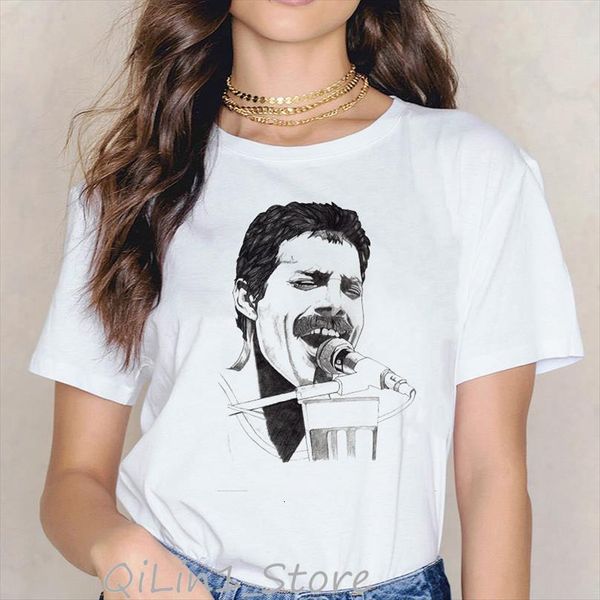 freddie mercuryt and women queen men t shirts womens band summer female tumblr clothes tee femme streetwear, White;black
freddie mercuryt and women queen men t shirts womens band summer female tumblr clothes tee femme streetwear, White;black