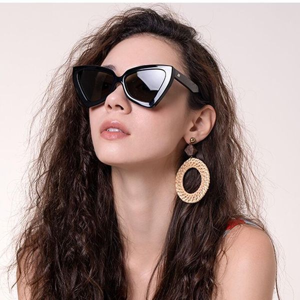 sunglasses fashion cat eye women irregular sunglass vintage female brand design eyewear gradient shades uv400 leopard sun glass, White;black
sunglasses fashion cat eye women irregular sunglass vintage female brand design eyewear gradient shades uv400 leopard sun glass, White;black