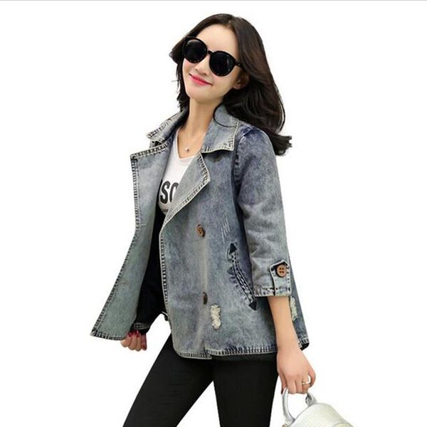 women's jackets women nice fashion spring basic jacket denim plus size jeans coat pocket lu255, Black;brown
women's jackets women nice fashion spring basic jacket denim plus size jeans coat pocket lu255, Black;brown