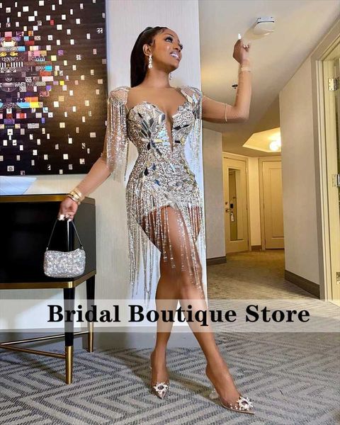 party dresses sweetheart tassel beaded prom short 2021 mermaid formal celebrity gowns dress robes de soirée, White;black
party dresses sweetheart tassel beaded prom short 2021 mermaid formal celebrity gowns dress robes de soirée, White;black