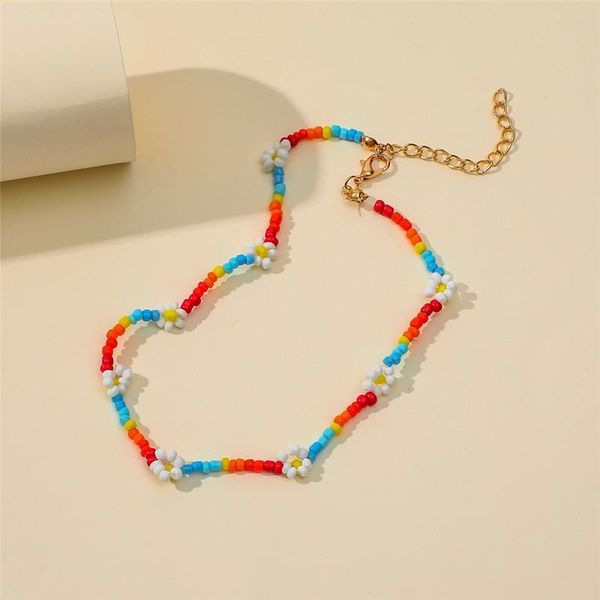 chokers 2021 korea lovely daisy flowers colorful beaded charm statement short choker necklace for women vacation jewelry, Golden;silver
chokers 2021 korea lovely daisy flowers colorful beaded charm statement short choker necklace for women vacation jewelry, Golden;silver