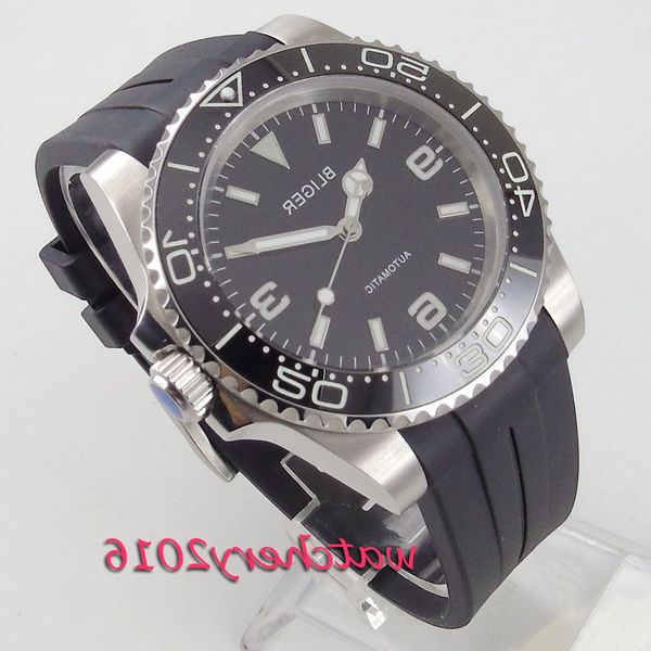 40mm bliger black sterile dial nh35 sapphire glass date luminous ceramic bezel miyota 8215 automatic movement mens watch, Slivery;brown
40mm bliger black sterile dial nh35 sapphire glass date luminous ceramic bezel miyota 8215 automatic movement mens watch, Slivery;brown