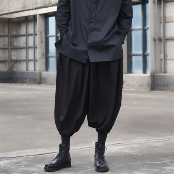 men's pants leg pant spring and autumn yamamoto style neutral simple classic black fashion trend super loose casual
men's pants leg pant spring and autumn yamamoto style neutral simple classic black fashion trend super loose casual