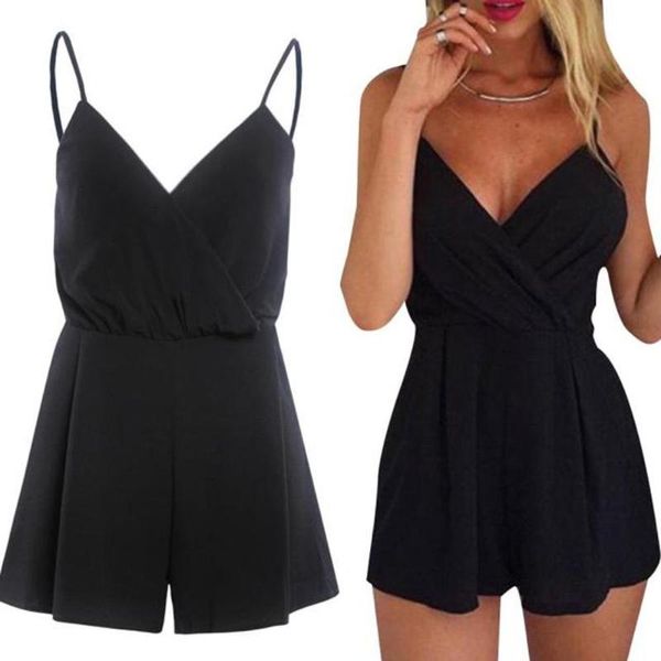 women's jumpsuits & rompers wholesale retail summer women v-neck club solid elegant bodycon jumpsuit playsuit romper 7.15, Black;white
women's jumpsuits & rompers wholesale retail summer women v-neck club solid elegant bodycon jumpsuit playsuit romper 7.15, Black;white