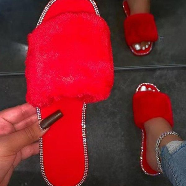 slippers durable summer home winter all-match sandals single layer furry flat heel non-slip size43 ladies candy color, Black
slippers durable summer home winter all-match sandals single layer furry flat heel non-slip size43 ladies candy color, Black