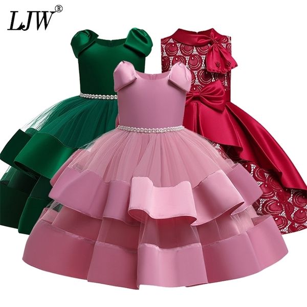 lace sequins formal evening wedding gown tutu princess dress flower girls children clothing kids party for girl clothes 220309, Red;yellow
lace sequins formal evening wedding gown tutu princess dress flower girls children clothing kids party for girl clothes 220309, Red;yellow