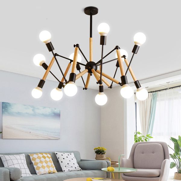 2021 new nordic lustre de madeira branco preto luz sala estar decorao led lustres 6/8 /12 braos suspenso luminria lmpada pendurada 986z
2021 new nordic lustre de madeira branco preto luz sala estar decorao led lustres 6/8 /12 braos suspenso luminria lmpada pendurada 986z