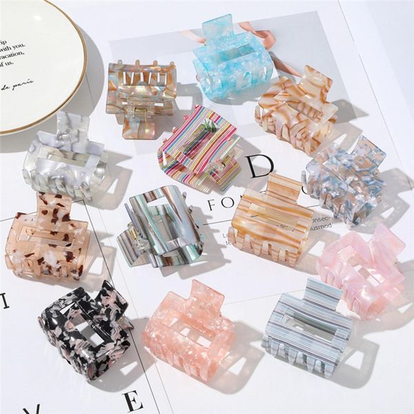women print color square acrylic hair clip multiple colorful acetate geometry hair claws for girl headwear hair accessories, Slivery;white
women print color square acrylic hair clip multiple colorful acetate geometry hair claws for girl headwear hair accessories, Slivery;white