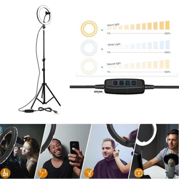 ring fill light led video lamp portable universal w/tripod three-speed stand beauty dimmable po sudio panel lights
ring fill light led video lamp portable universal w/tripod three-speed stand beauty dimmable po sudio panel lights
