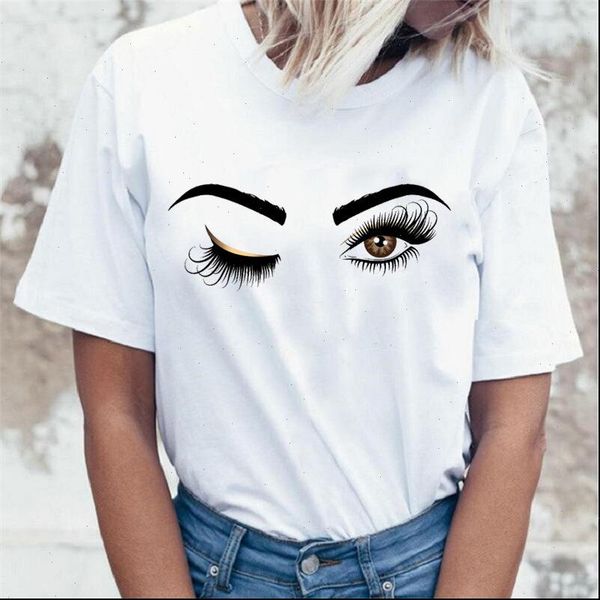 eyelashes eye print t shirt women short sleeve o neck loose tshirt 2021 summer women tee shirt mujer, White
eyelashes eye print t shirt women short sleeve o neck loose tshirt 2021 summer women tee shirt mujer, White