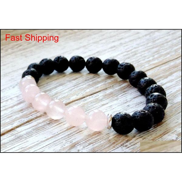 sn1061 rose quartz lava yoga bracelet healing crystals wrist mala beads chakra jewelry natural stone wom jllhmk bdesybag, Black
sn1061 rose quartz lava yoga bracelet healing crystals wrist mala beads chakra jewelry natural stone wom jllhmk bdesybag, Black