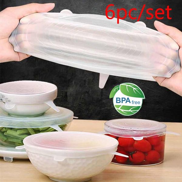 food savers & storage containers 6pcs grade keeping fresh wrap reusable high stretch silicone wraps seal vacuum bowl cover lid
food savers & storage containers 6pcs grade keeping fresh wrap reusable high stretch silicone wraps seal vacuum bowl cover lid