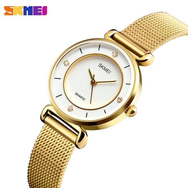 wristwatches 2021 high-end brand skmei fashion ladies quartz clock waterproof watch business watches boutique gifts 1330, Slivery;brown
wristwatches 2021 high-end brand skmei fashion ladies quartz clock waterproof watch business watches boutique gifts 1330, Slivery;brown