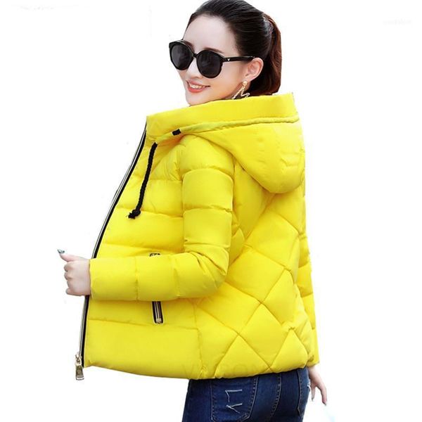 women's down & parkas 2021 winter jacket women plus size warm outerwear solid hooded coats short female slim casual cotton padded 3xl, Black
women's down & parkas 2021 winter jacket women plus size warm outerwear solid hooded coats short female slim casual cotton padded 3xl, Black