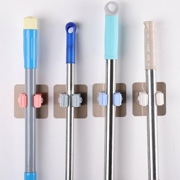 hooks & rails 4pcs adhesive mop organizer broom hanger holder multi-purpose wall mounted kitchen bathroom strong
hooks & rails 4pcs adhesive mop organizer broom hanger holder multi-purpose wall mounted kitchen bathroom strong