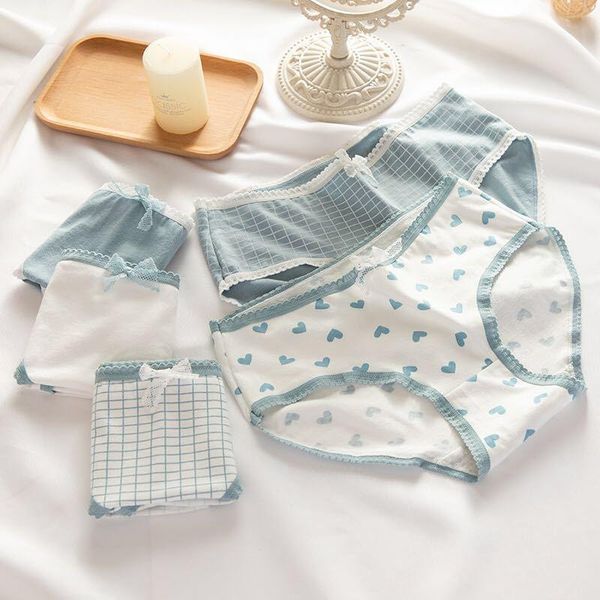 dreamlikelin cotton women's panties cute plaid heart print girl bow briefs ladies mid-waist breathable underwear plus size, Black;pink
dreamlikelin cotton women's panties cute plaid heart print girl bow briefs ladies mid-waist breathable underwear plus size, Black;pink