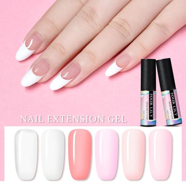 nail gel four lily extension 5ml acrylic white clear quick building for nails finger extend form tips manicure tools, Red;pink
nail gel four lily extension 5ml acrylic white clear quick building for nails finger extend form tips manicure tools, Red;pink