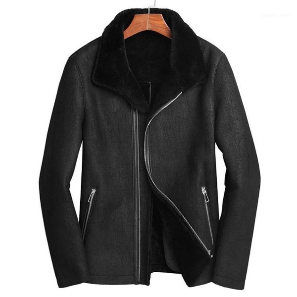 real sheepskin formal fur jacket natural sheep shearling clothing men leather genuine outwear black coat men's & faux
real sheepskin formal fur jacket natural sheep shearling clothing men leather genuine outwear black coat men's & faux