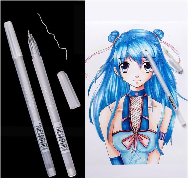 touch hightlight white art marker 0.8mm color gel pen sketch hook liner pen refills for anime paint design art qylyou
touch hightlight white art marker 0.8mm color gel pen sketch hook liner pen refills for anime paint design art qylyou