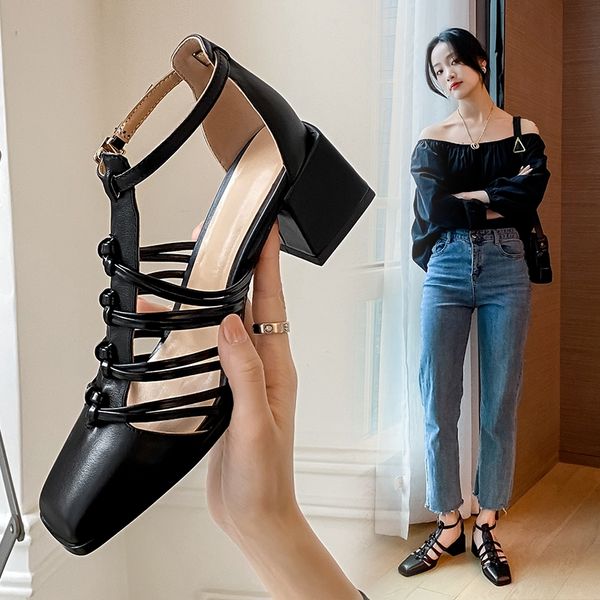 summer gladiator rome style high heels womans shoes hollow out casual shoes 2021 new trendy high genuine leather sandals, Black
summer gladiator rome style high heels womans shoes hollow out casual shoes 2021 new trendy high genuine leather sandals, Black